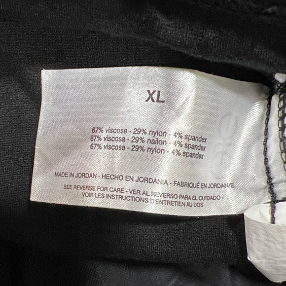 Gloria Vanderbilt Classic Black Cropped Wide Leg Dress Pants - Picture 5 of 5